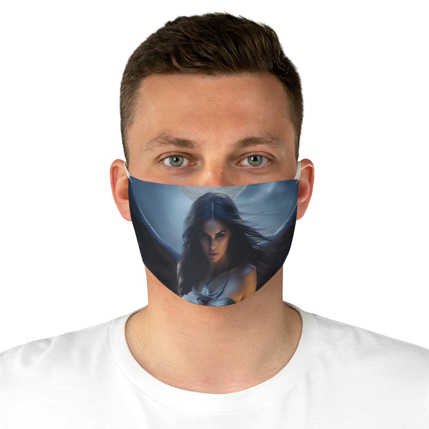 Demonic angel Fabric Face Mask