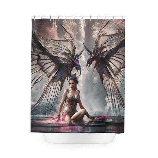 The Birds of myth Polyester Shower Curtain