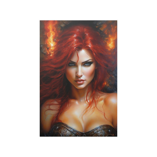 Redhead Satin Posters (210gsm)