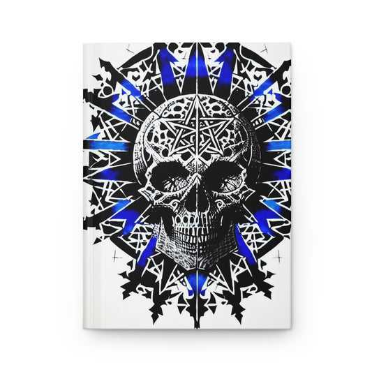 Pentagram Skull Hardcover Journal Matte