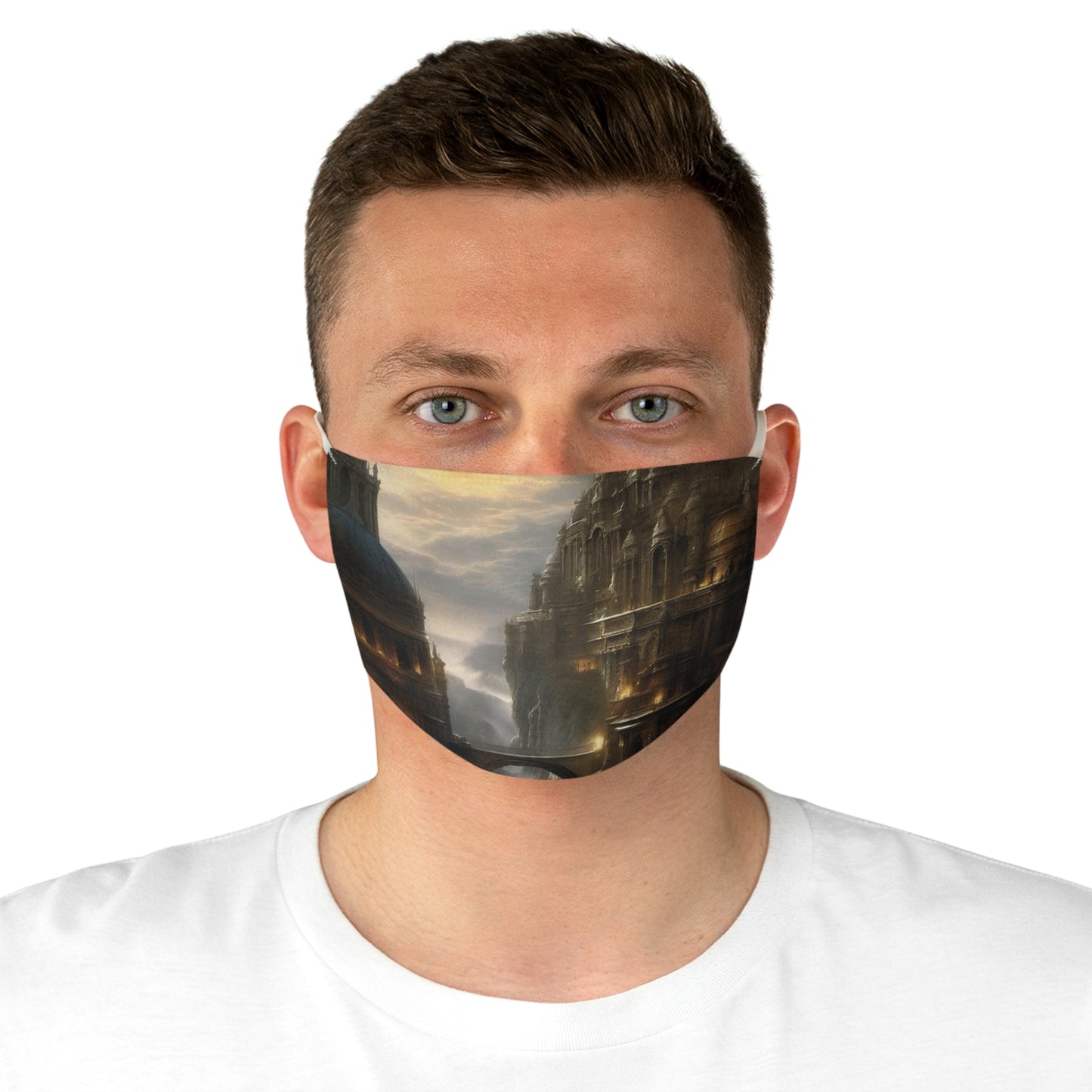 Mystical Castle Fabric Face Mask