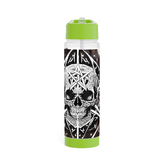 Pentagram Skull Infuser Water Bottle