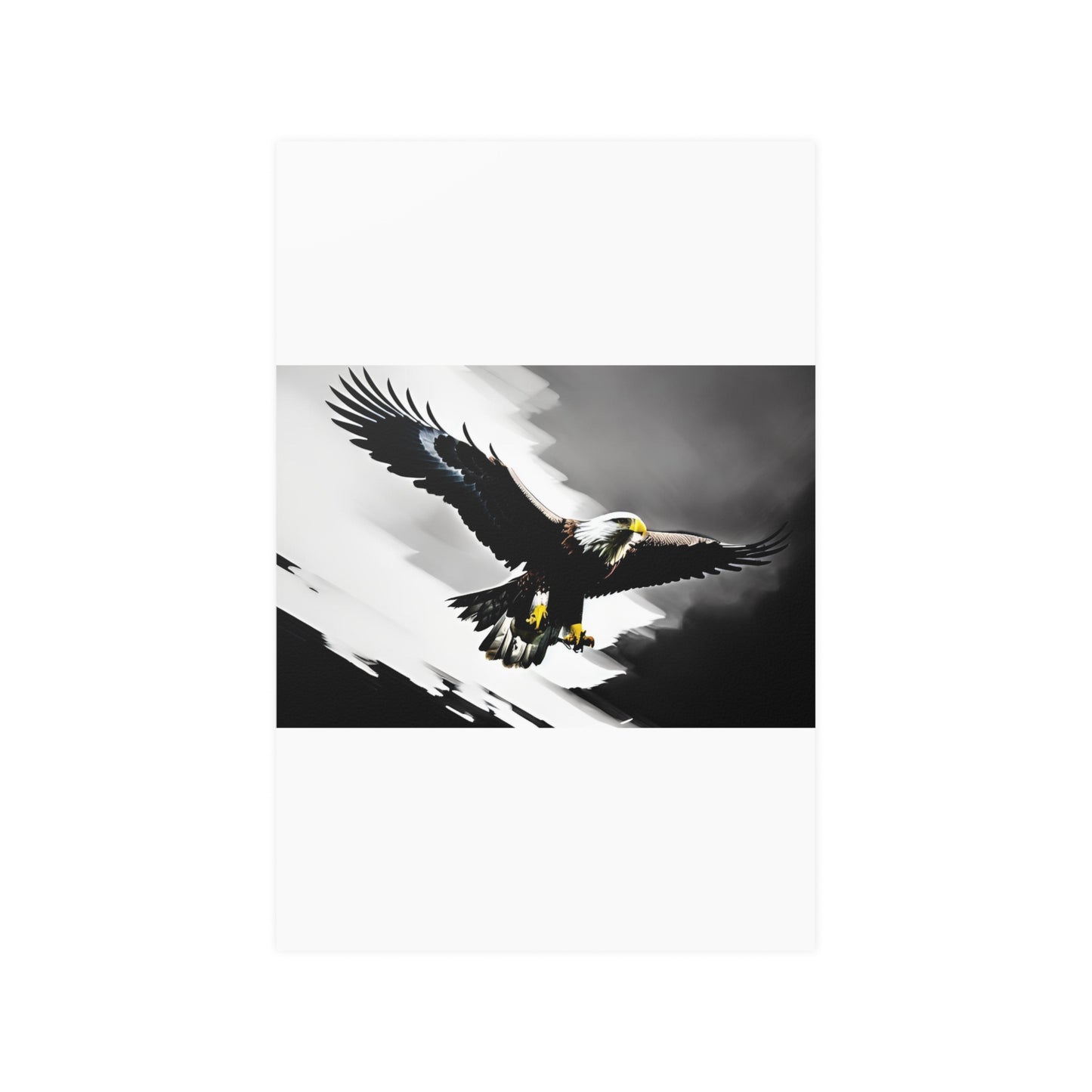 Flying eagle Satin Posters (210gsm)