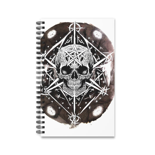 Pentagram Skull Spiral Journal (EU)