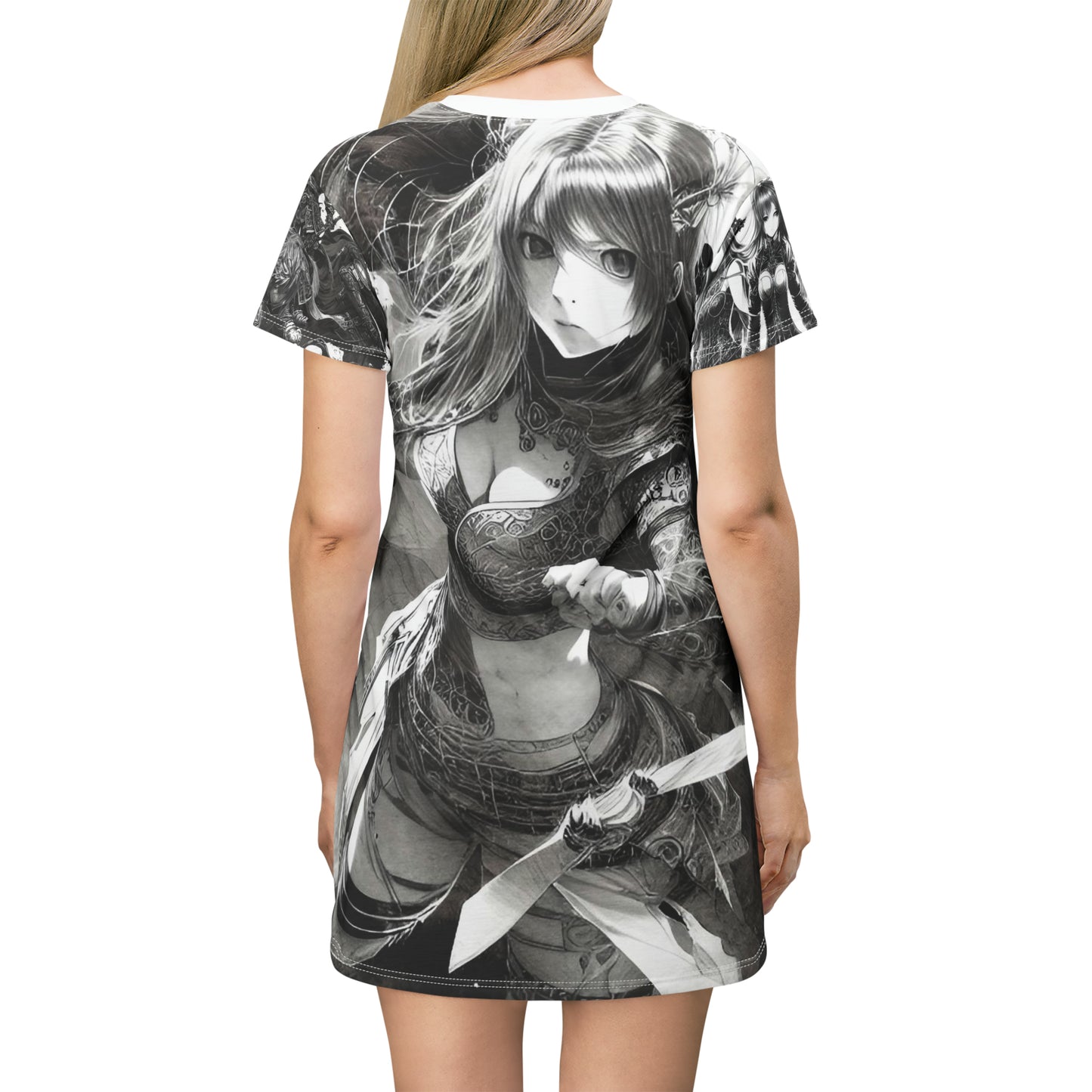 Anime Shirt T-Shirt Dress (AOP)