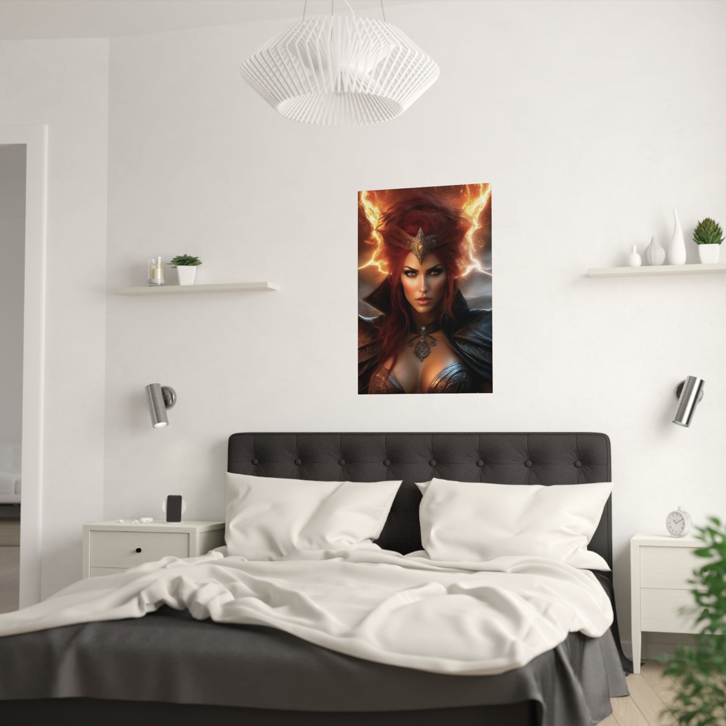 Redheaded Lightning Queen Satin Posters (210gsm)