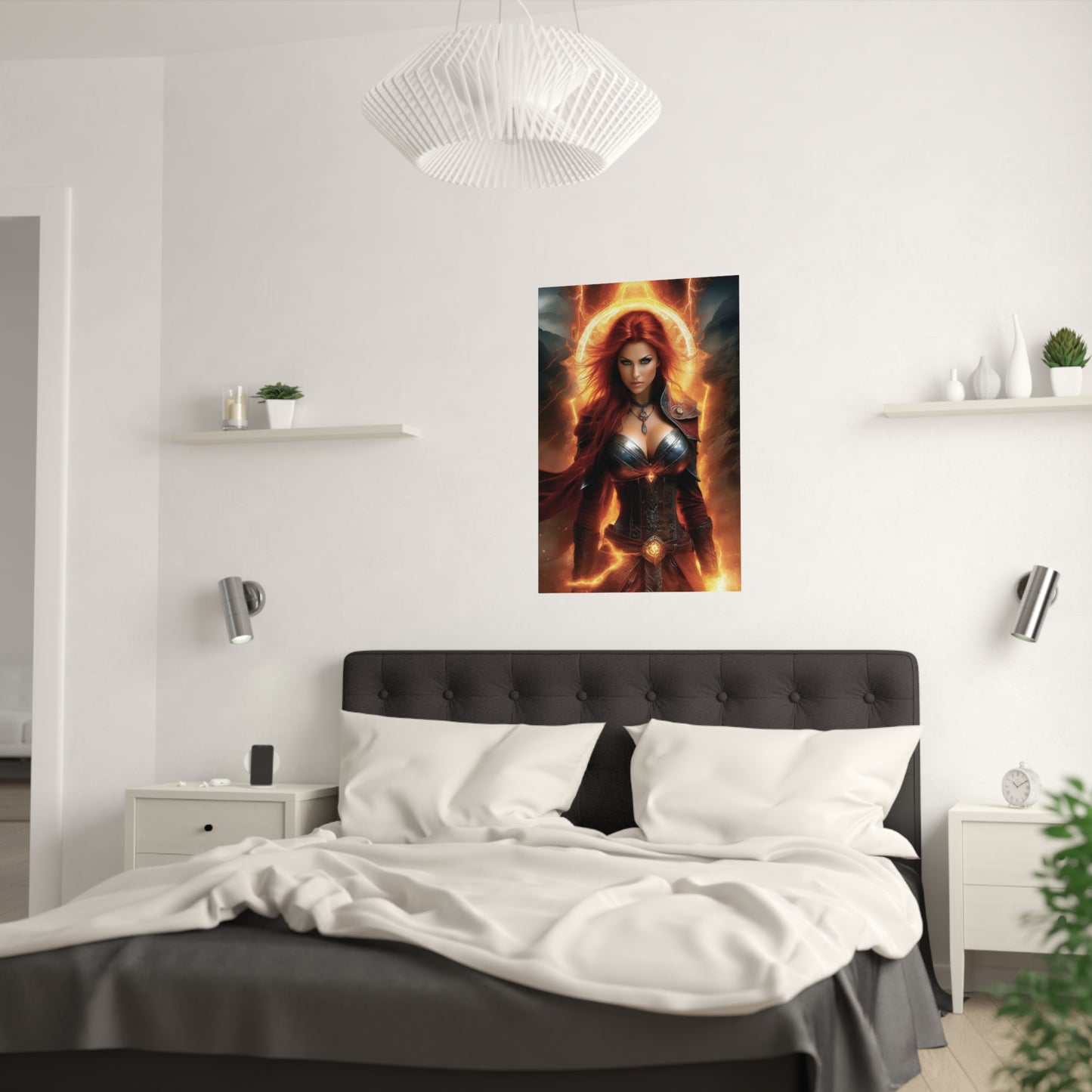 Fire Witch Satin Posters (210gsm)