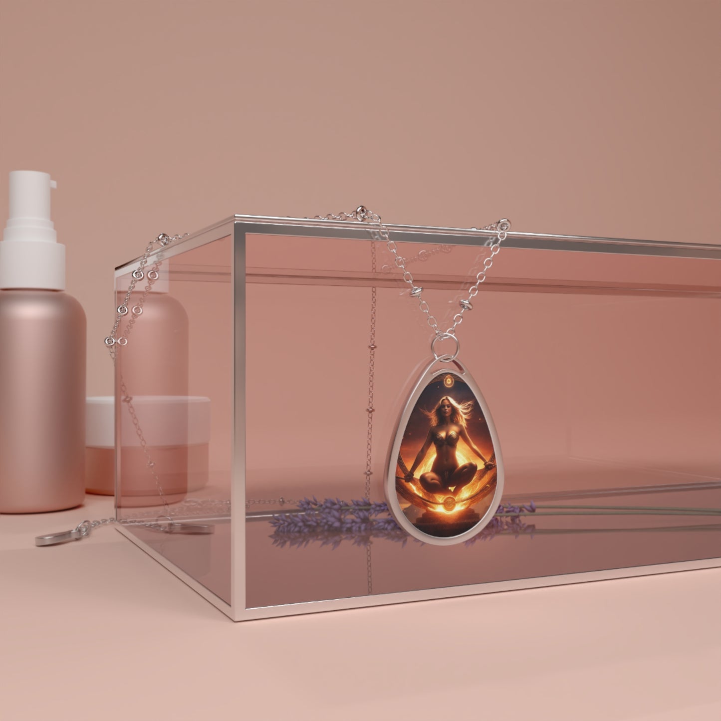 Mystical Witch Oval Necklace