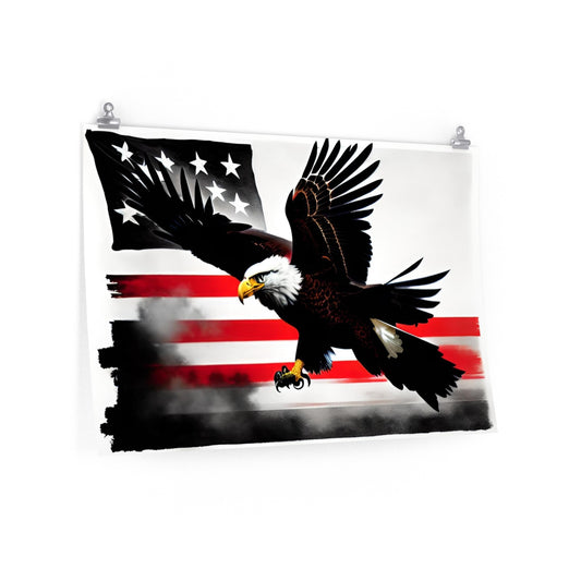 Flying USA Premium Matte horizontal posters