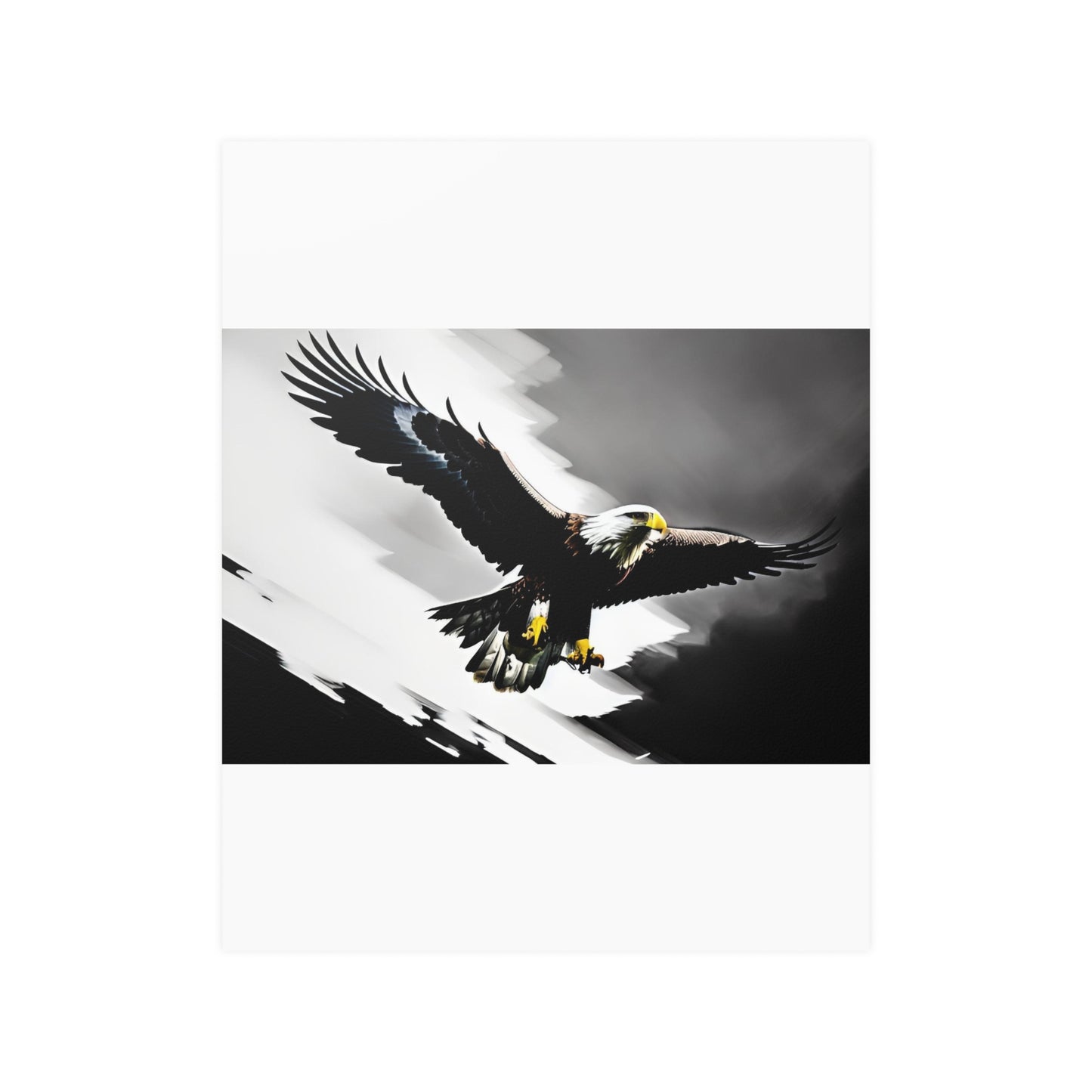 Flying eagle Satin Posters (210gsm)