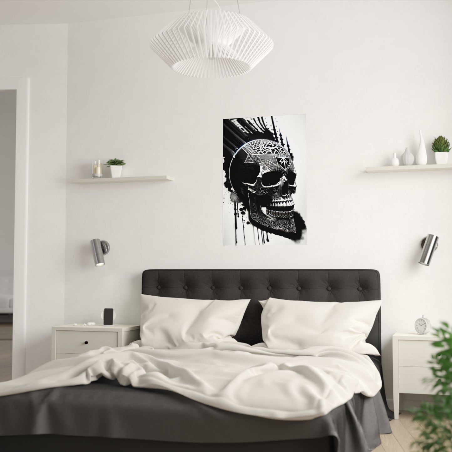 Skull Ink Satin Posters (210gsm)