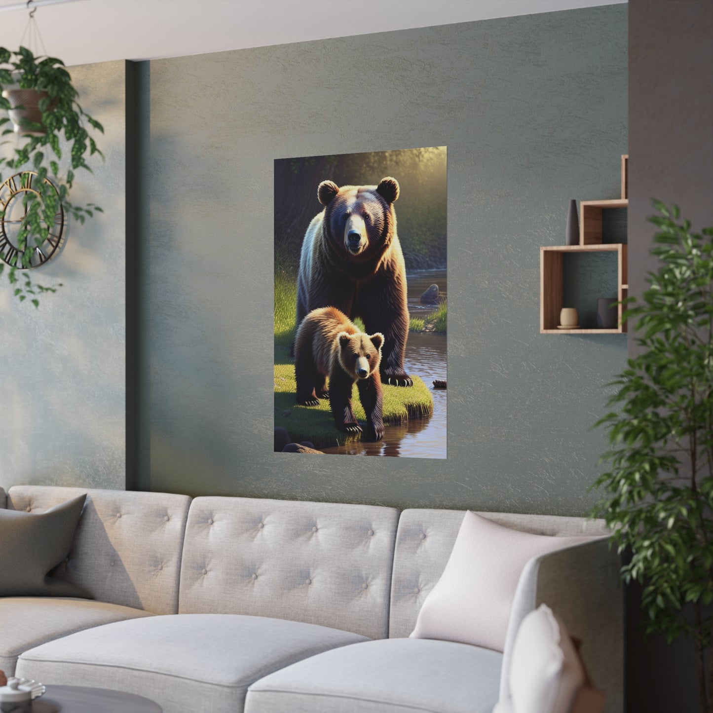 Bear 3 Satin Posters (210gsm)