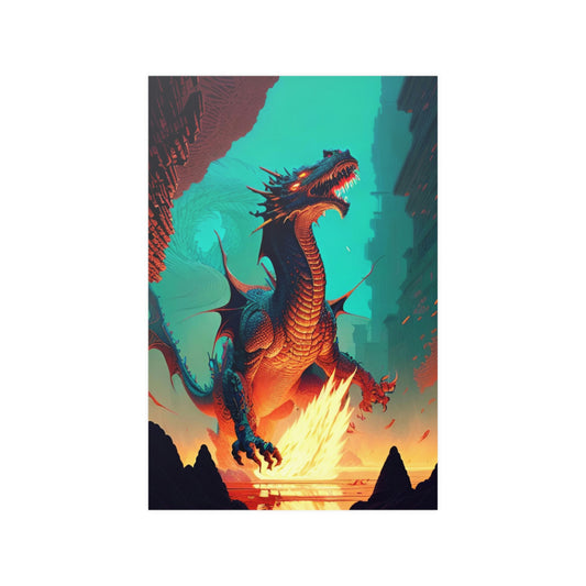 Dragon 3 Satin Posters (210gsm)