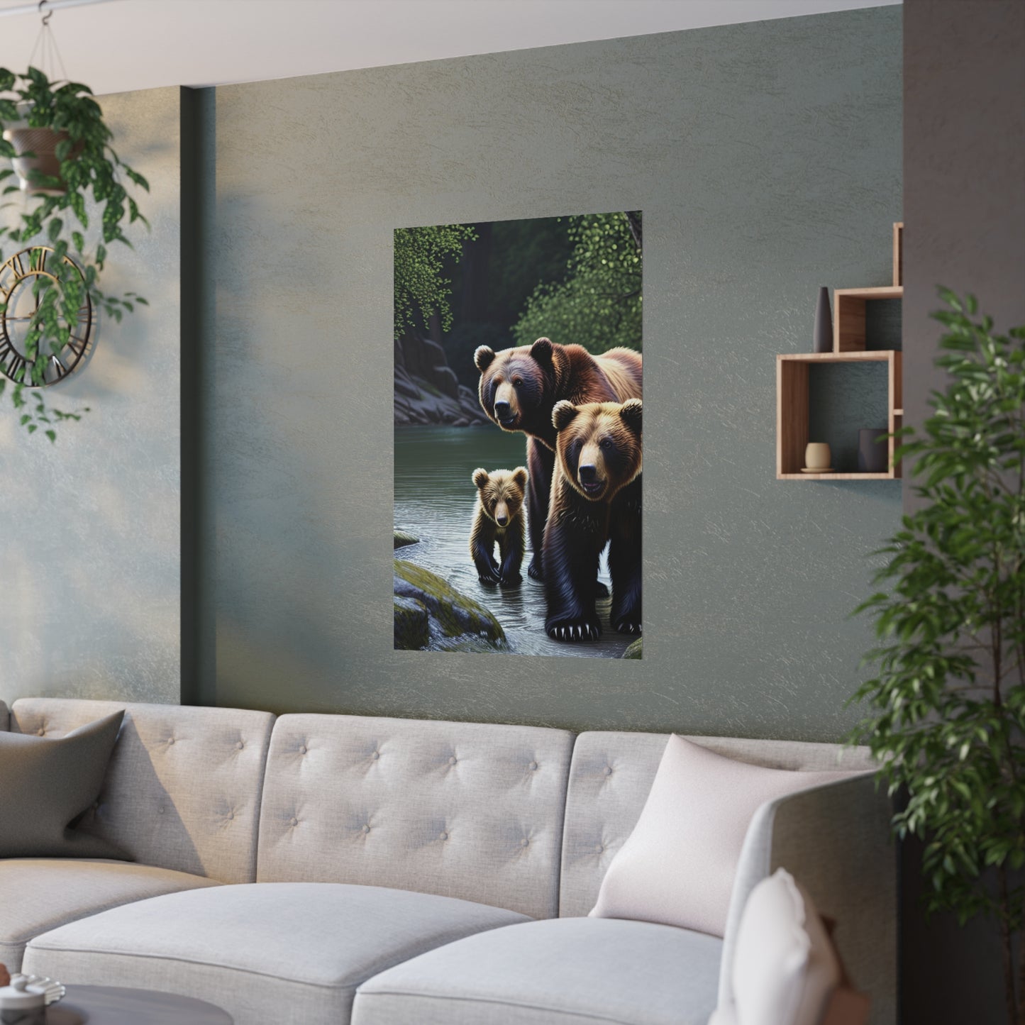 Bear 4 Satin Posters (210gsm)