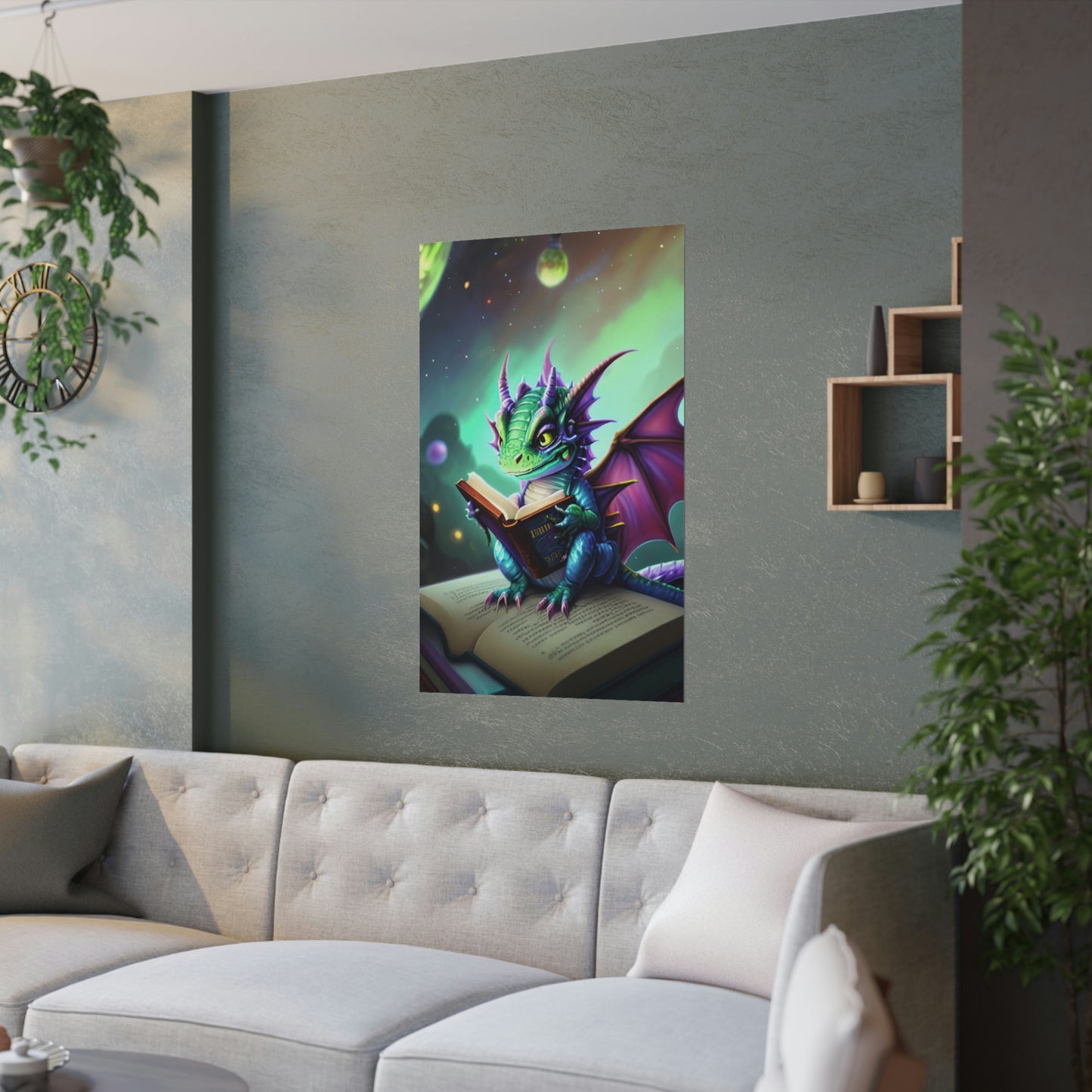 Baby dragon 28 Satin Posters (210gsm)