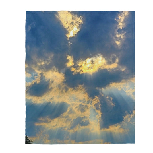 clouds Velveteen Plush Blanket