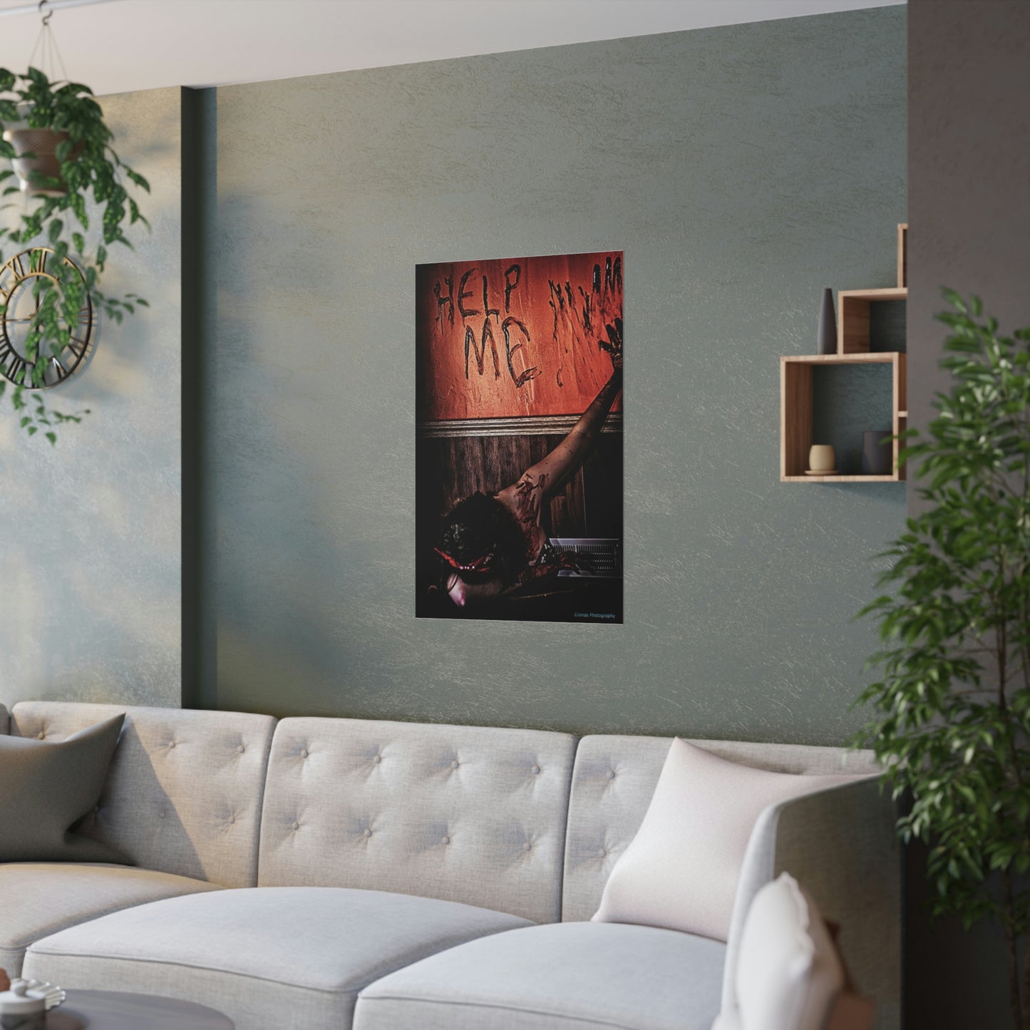 "Help me" Satin Posters (210gsm)