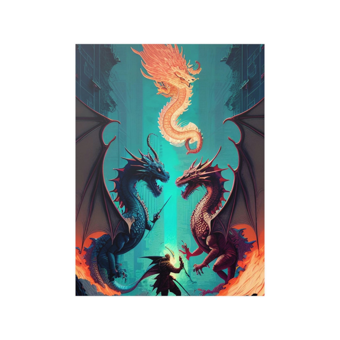 Dragon 2 Satin Posters (210gsm)