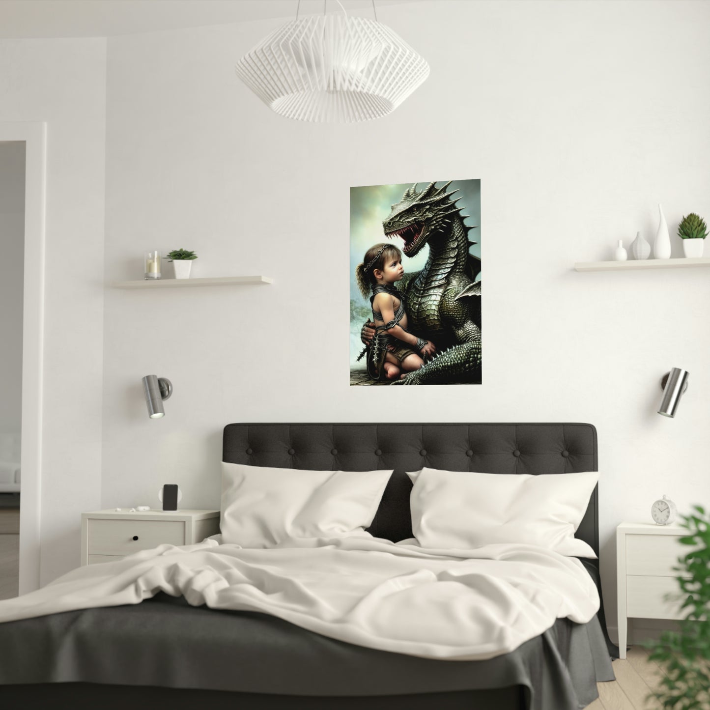 Baby dragon 15 Satin Posters (210gsm)