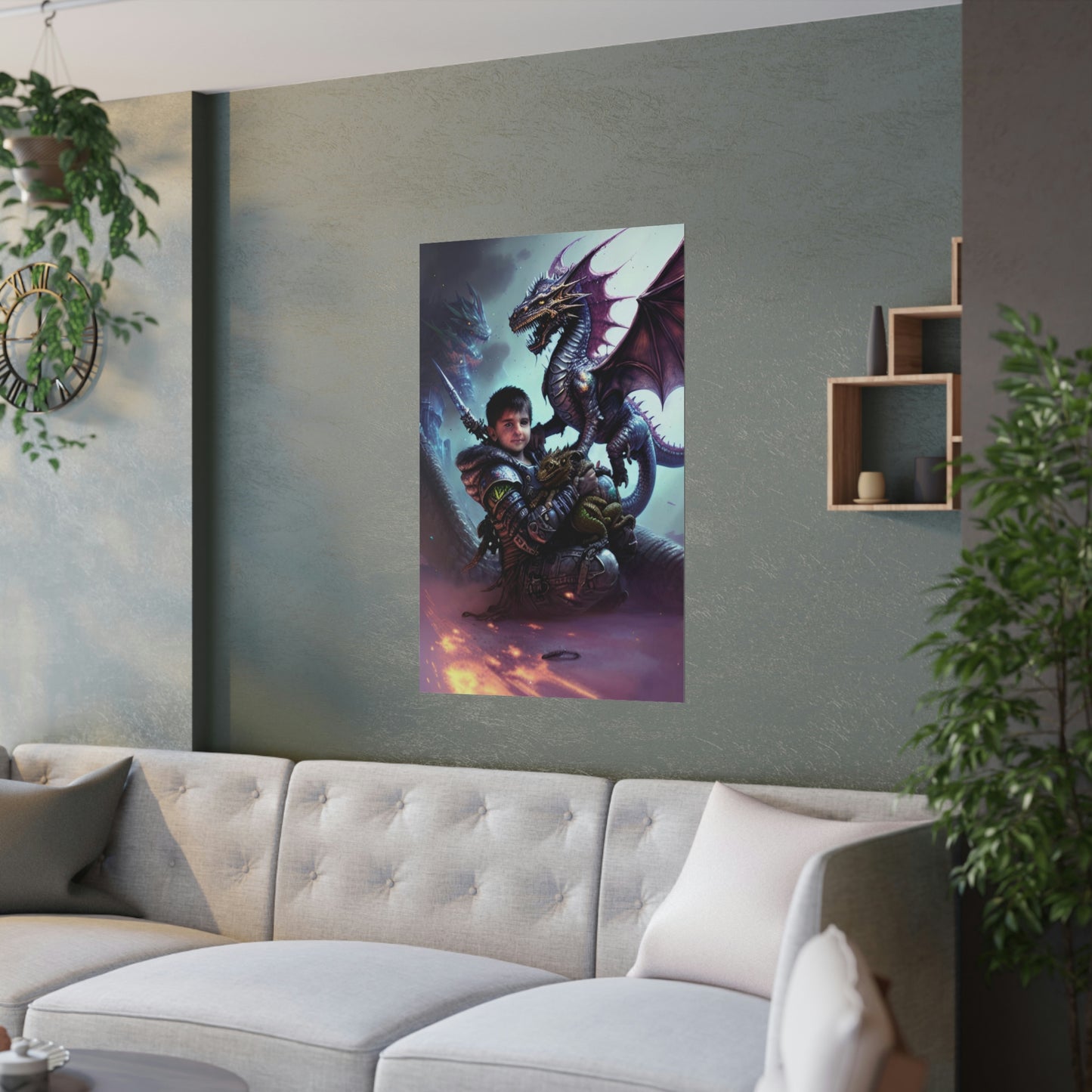 Baby Dragon 14 Satin Posters (210gsm)