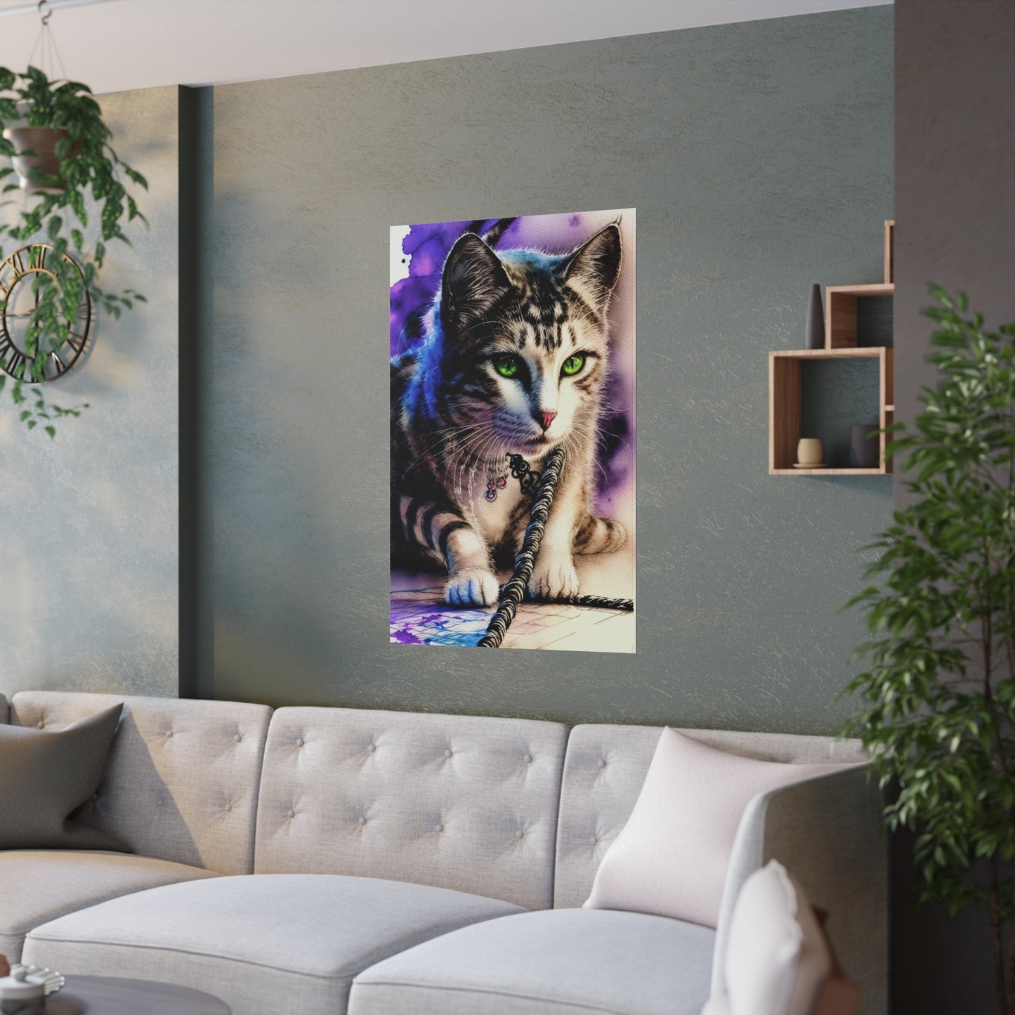 Cat 42 Satin Posters (210gsm)
