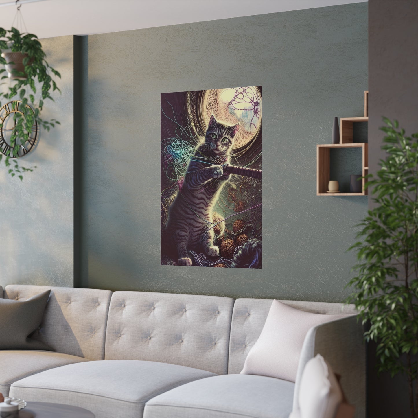 Cat 40 Satin Posters (210gsm)