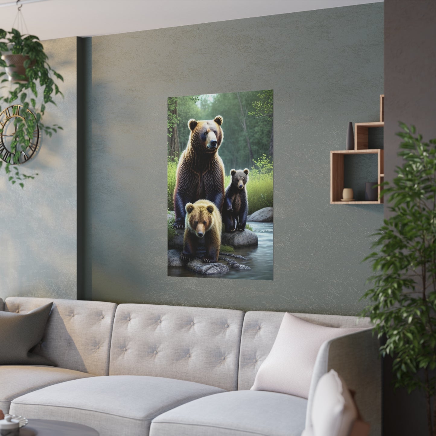 Bear 5 Satin Posters (210gsm)