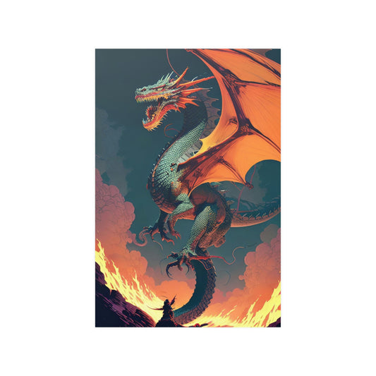 Dragon 1 Satin Posters (210gsm)
