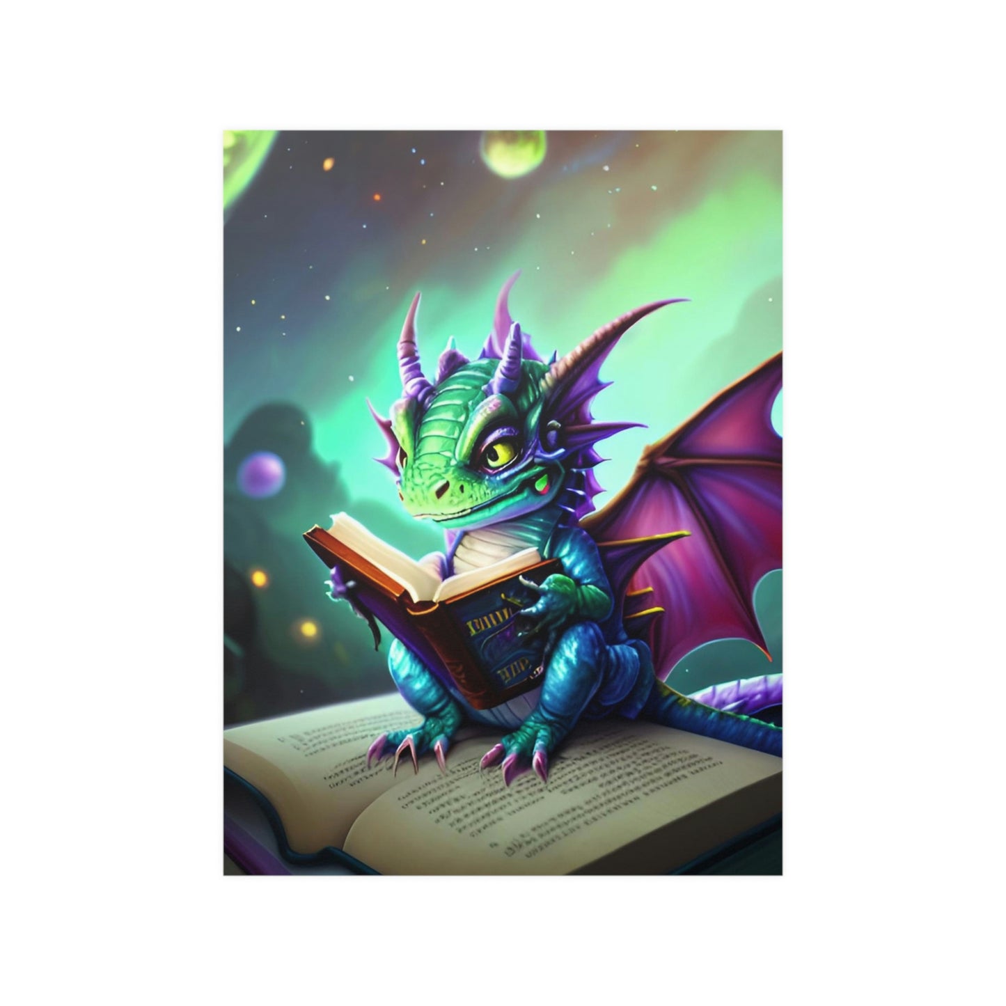 Baby dragon 28 Satin Posters (210gsm)