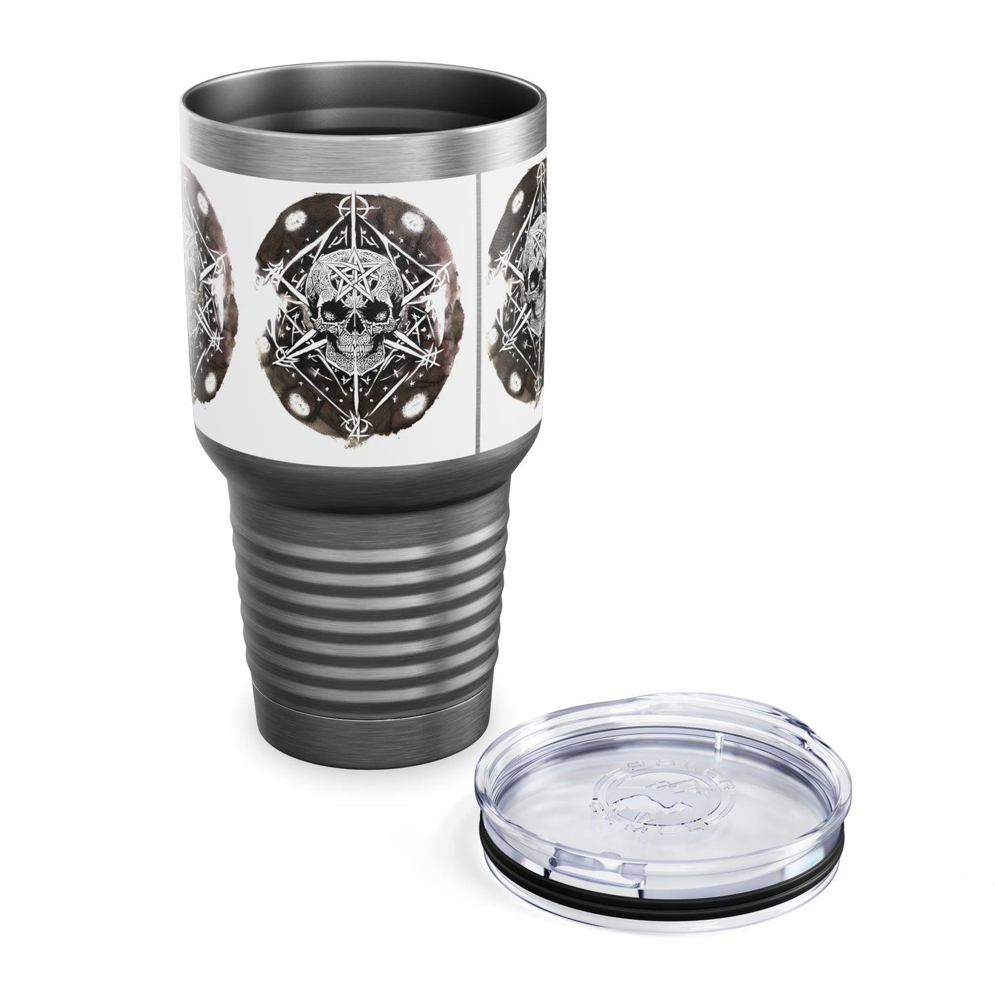 Pentagram Skull Ringneck Tumbler, 30oz