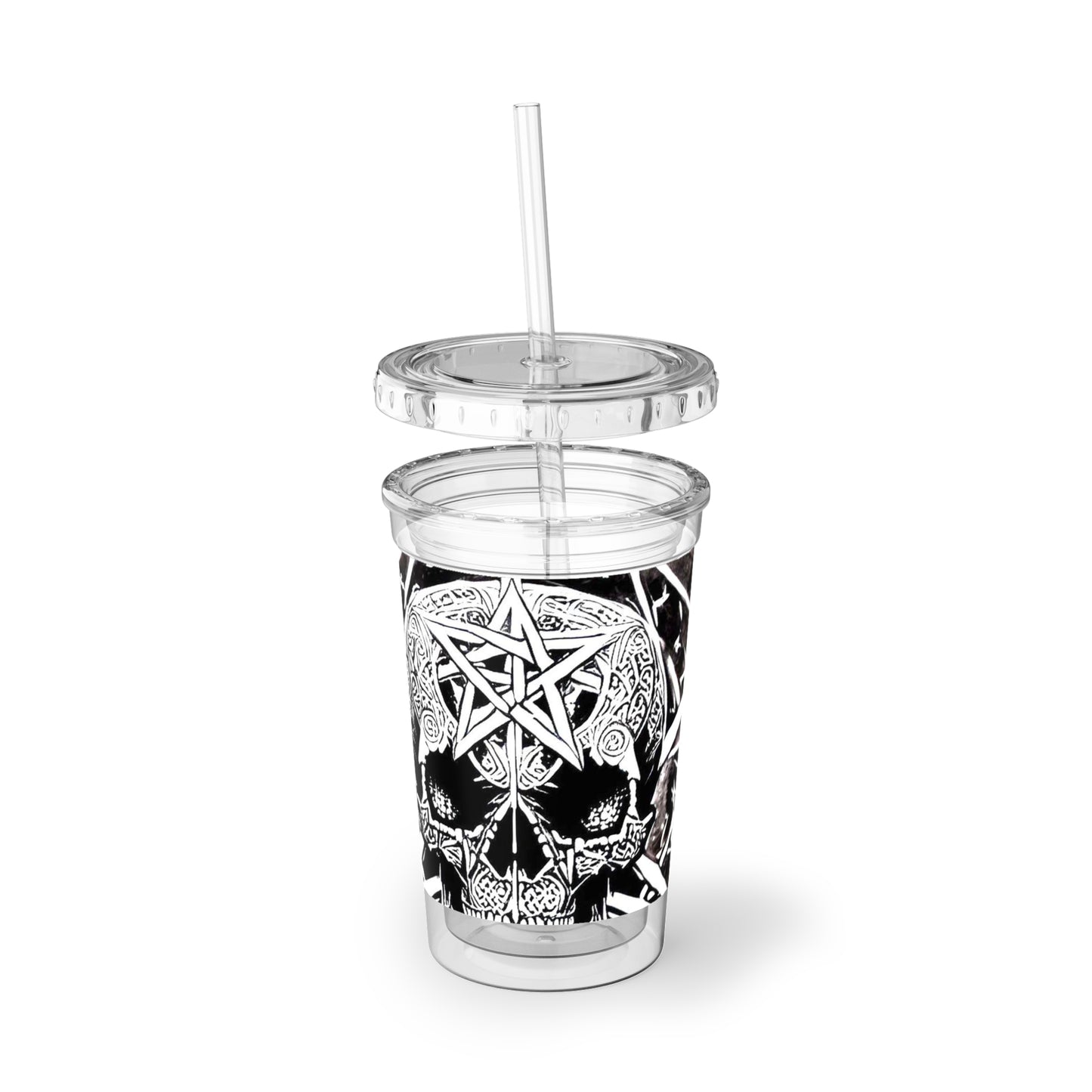 Pentagram Skull Suave Acrylic Cup