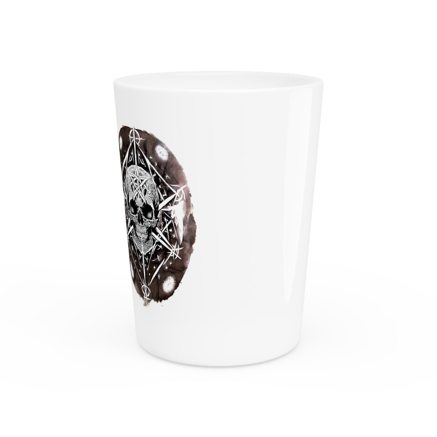 Pentagram Skull Shot Glass