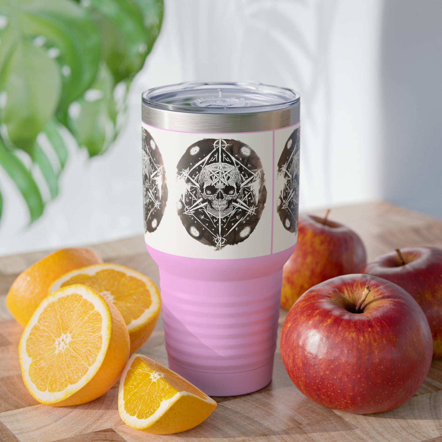 Pentagram Skull Ringneck Tumbler, 30oz