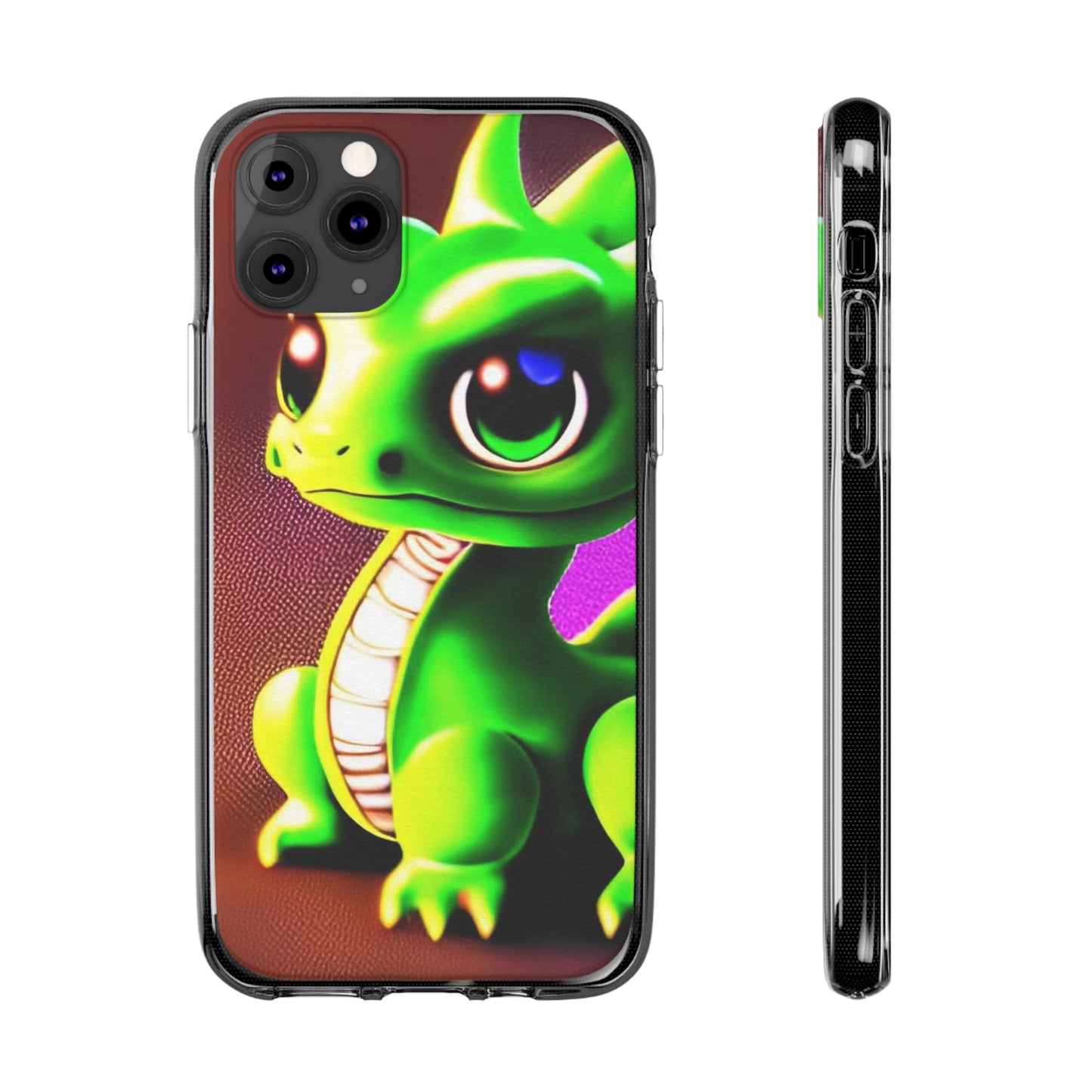 Baby Dragon Clear Silicone Phone Case