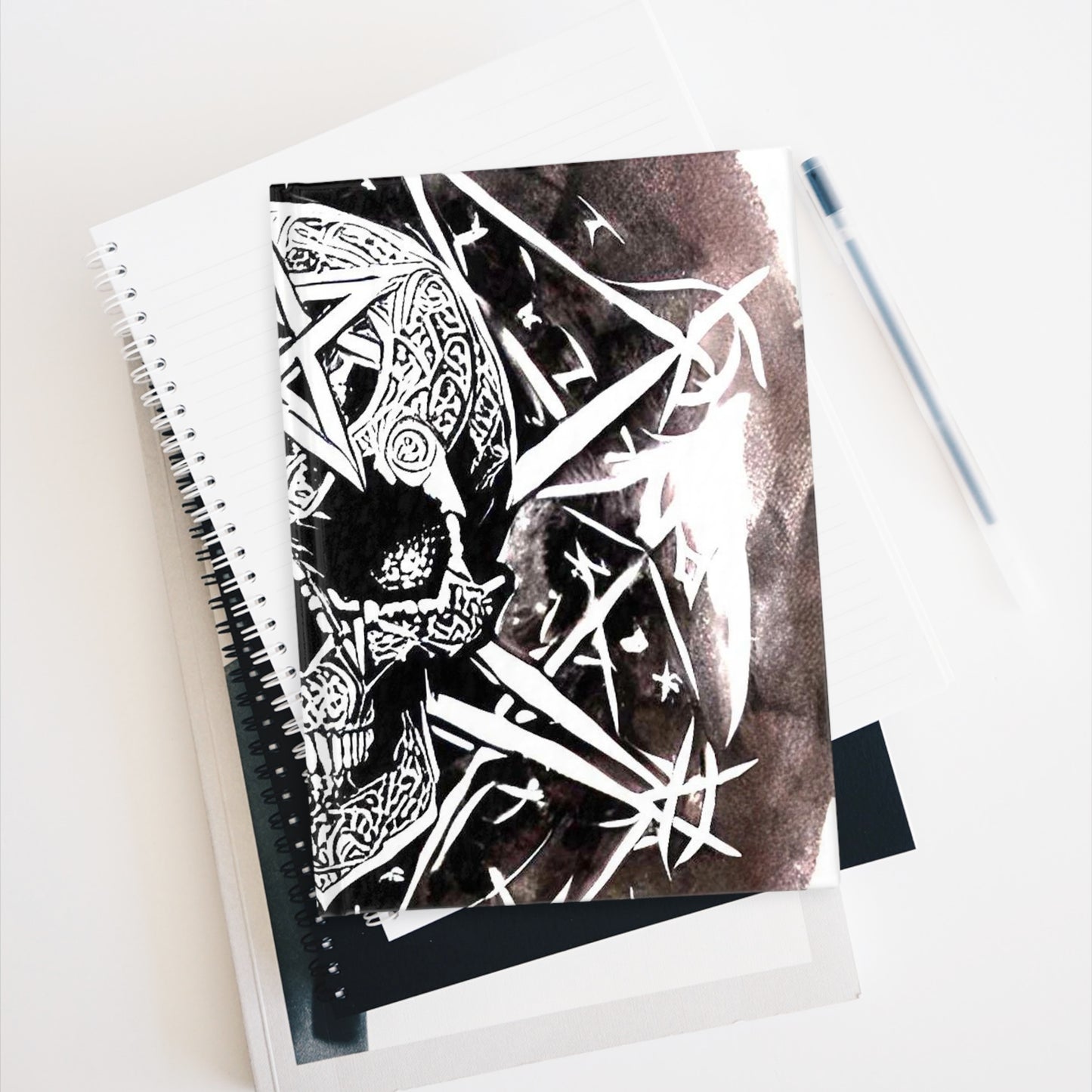 Pentagram Skull Journal - Blank