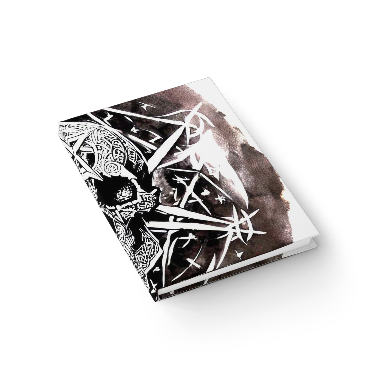 Pentagram Skull Journal - Ruled Line