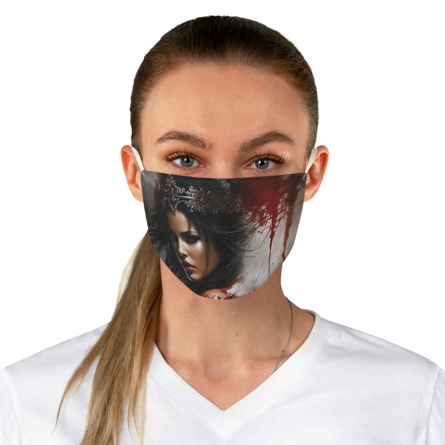 Bloody female Fabric Face Mask