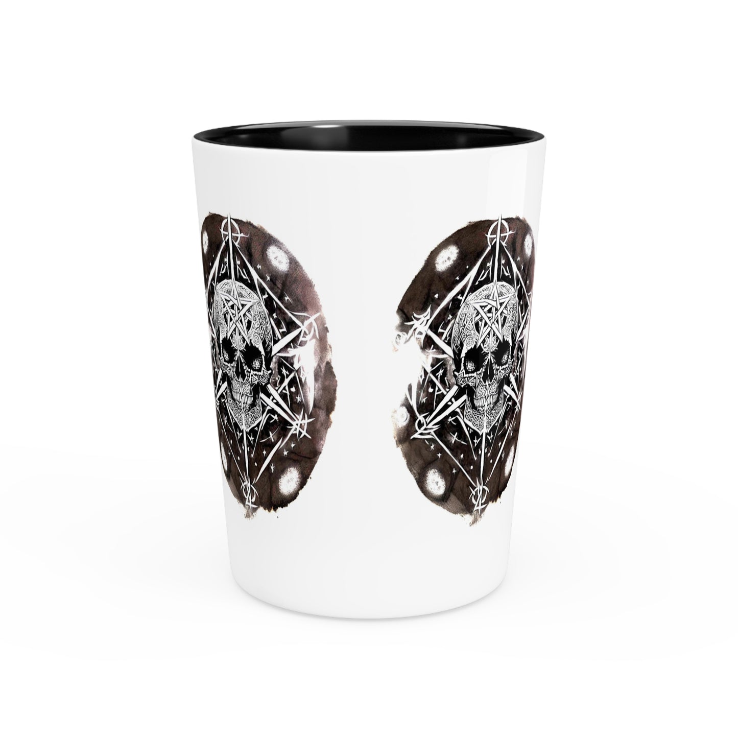 Pentagram Skull Shot Glass