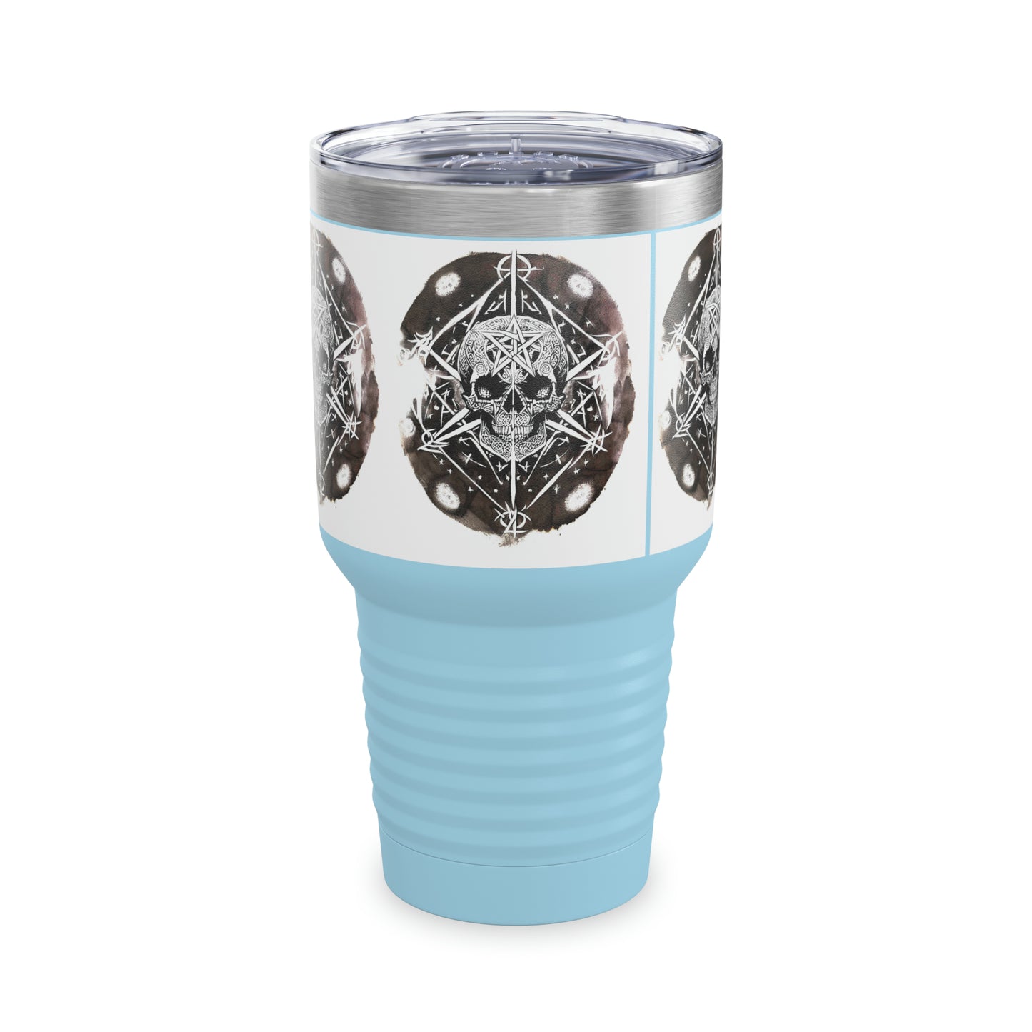 Pentagram Skull Ringneck Tumbler, 30oz