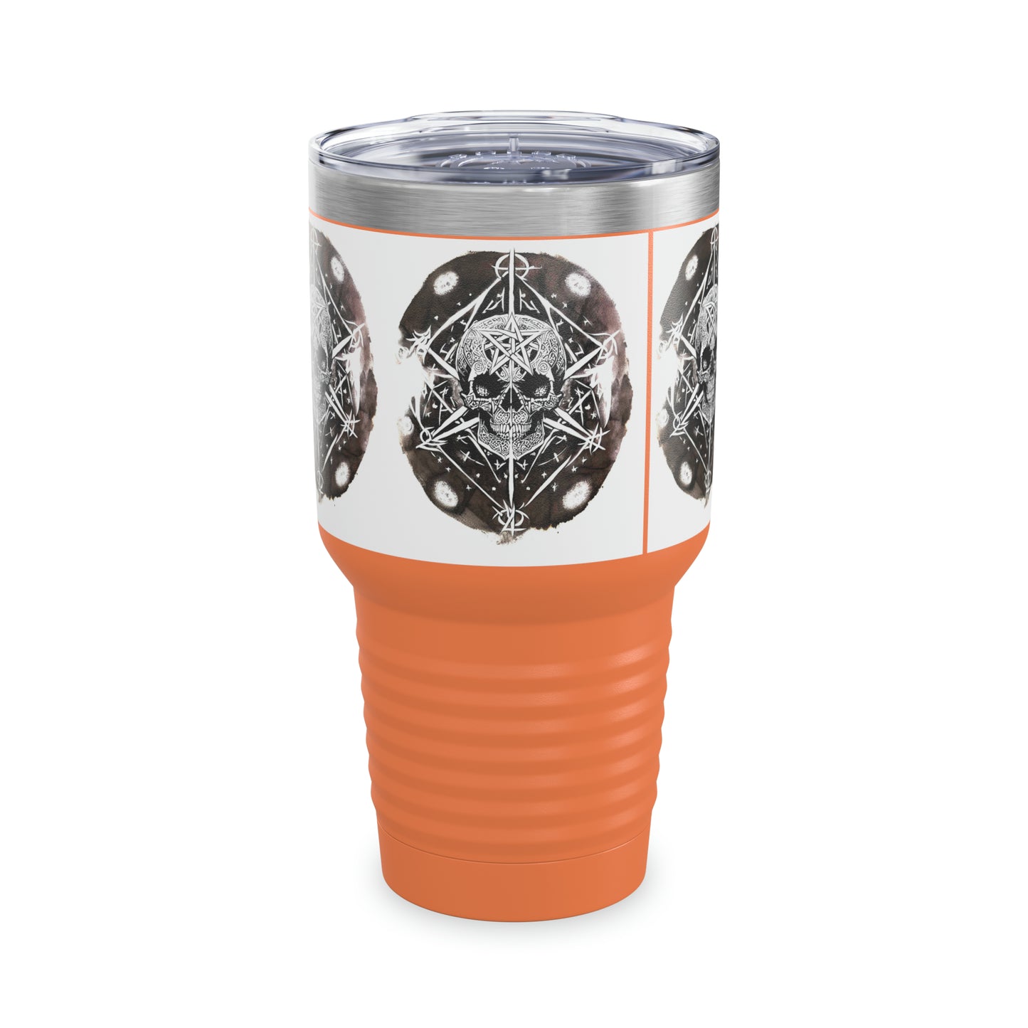 Pentagram Skull Ringneck Tumbler, 30oz