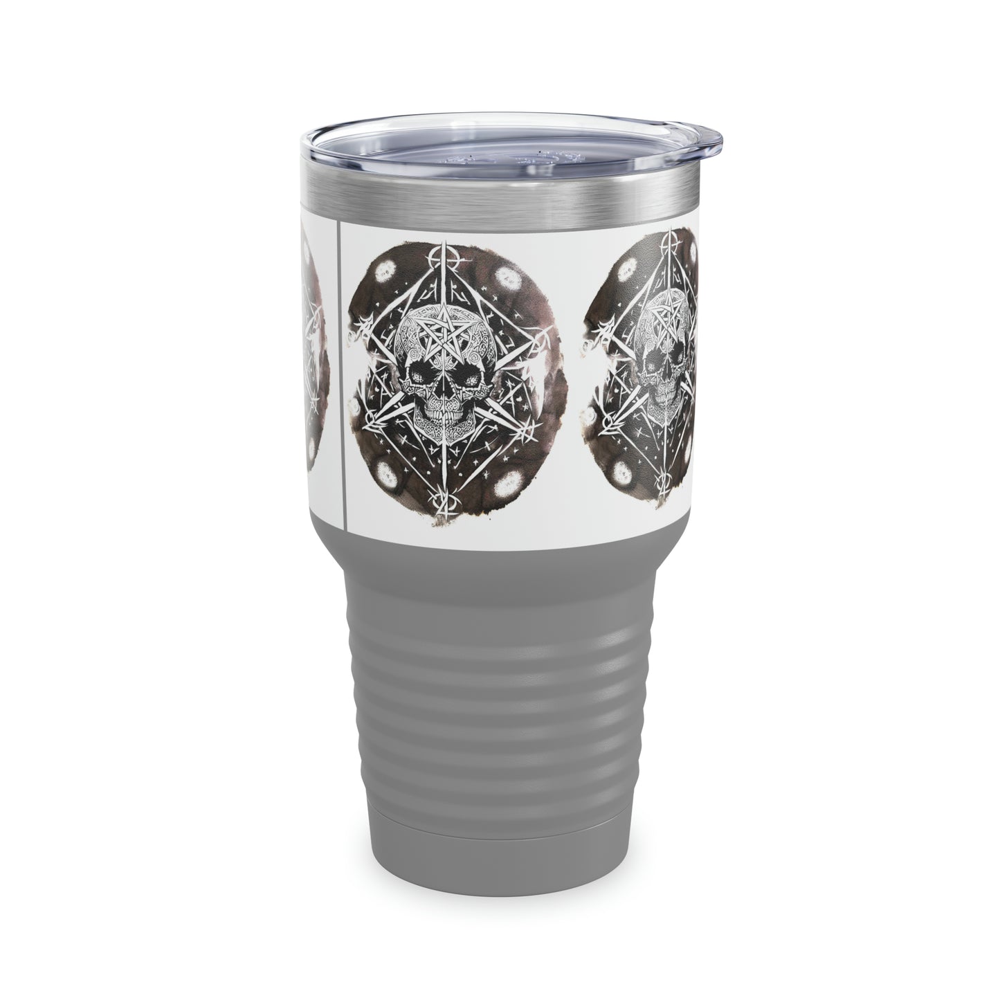 Pentagram Skull Ringneck Tumbler, 30oz