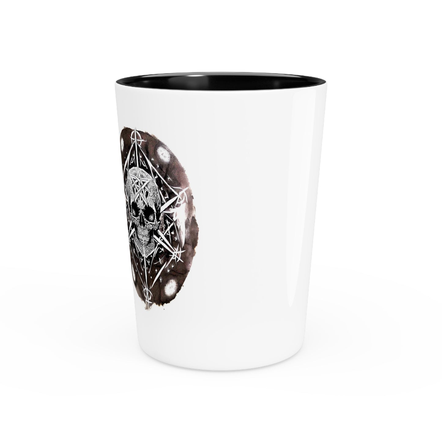 Pentagram Skull Shot Glass