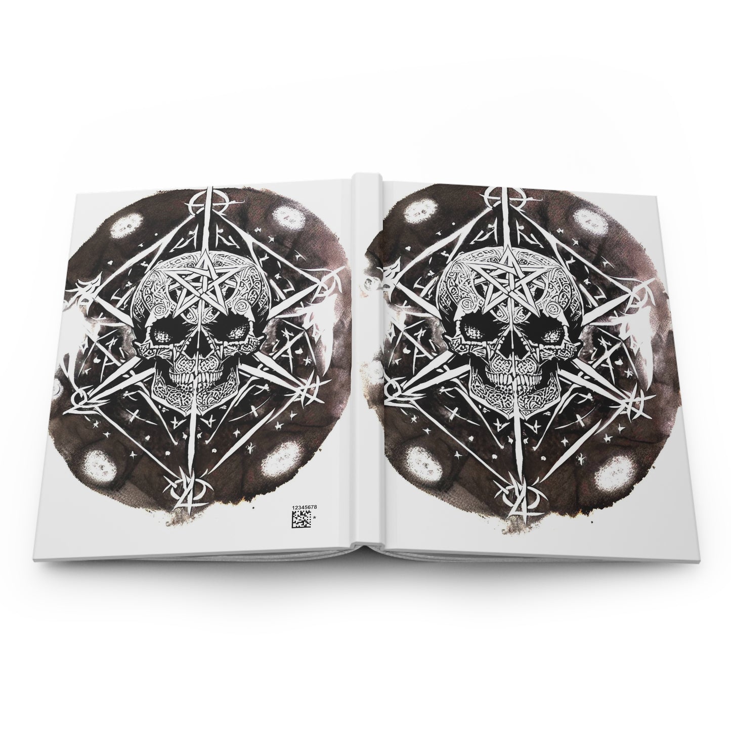 Pentagram SkullHardcover Journal Matte