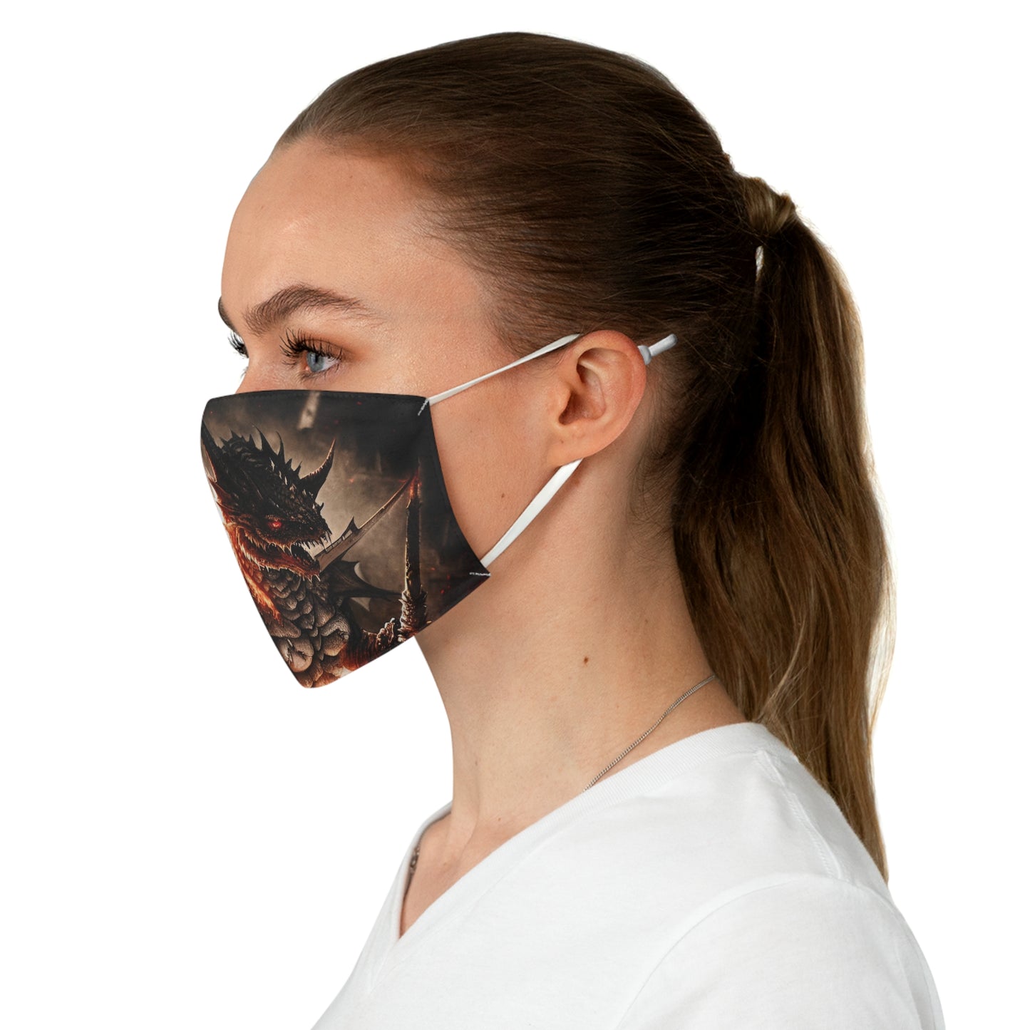 Demon and Dragon Fabric Face Mask