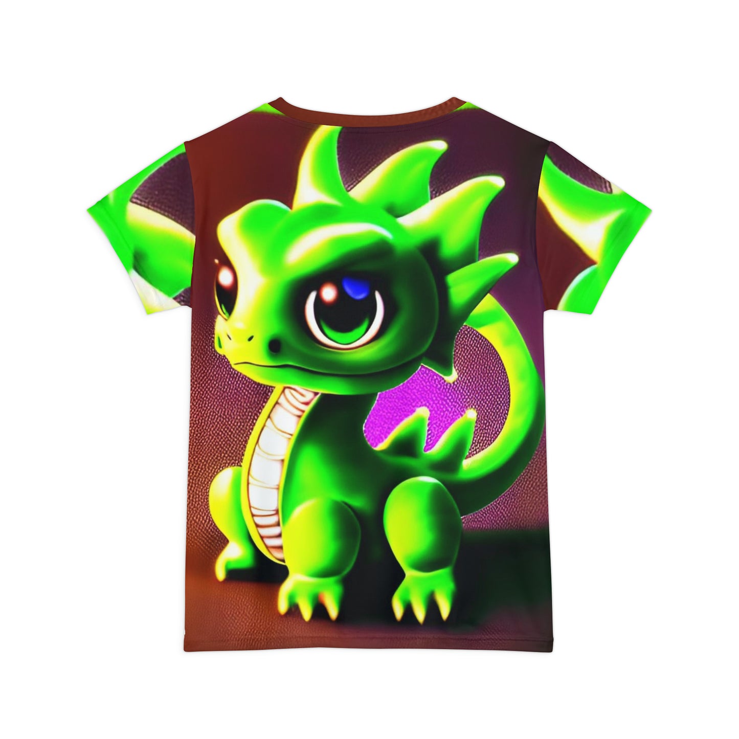 Baby Dragon Women's Short Sleeve Shirt (AOP)