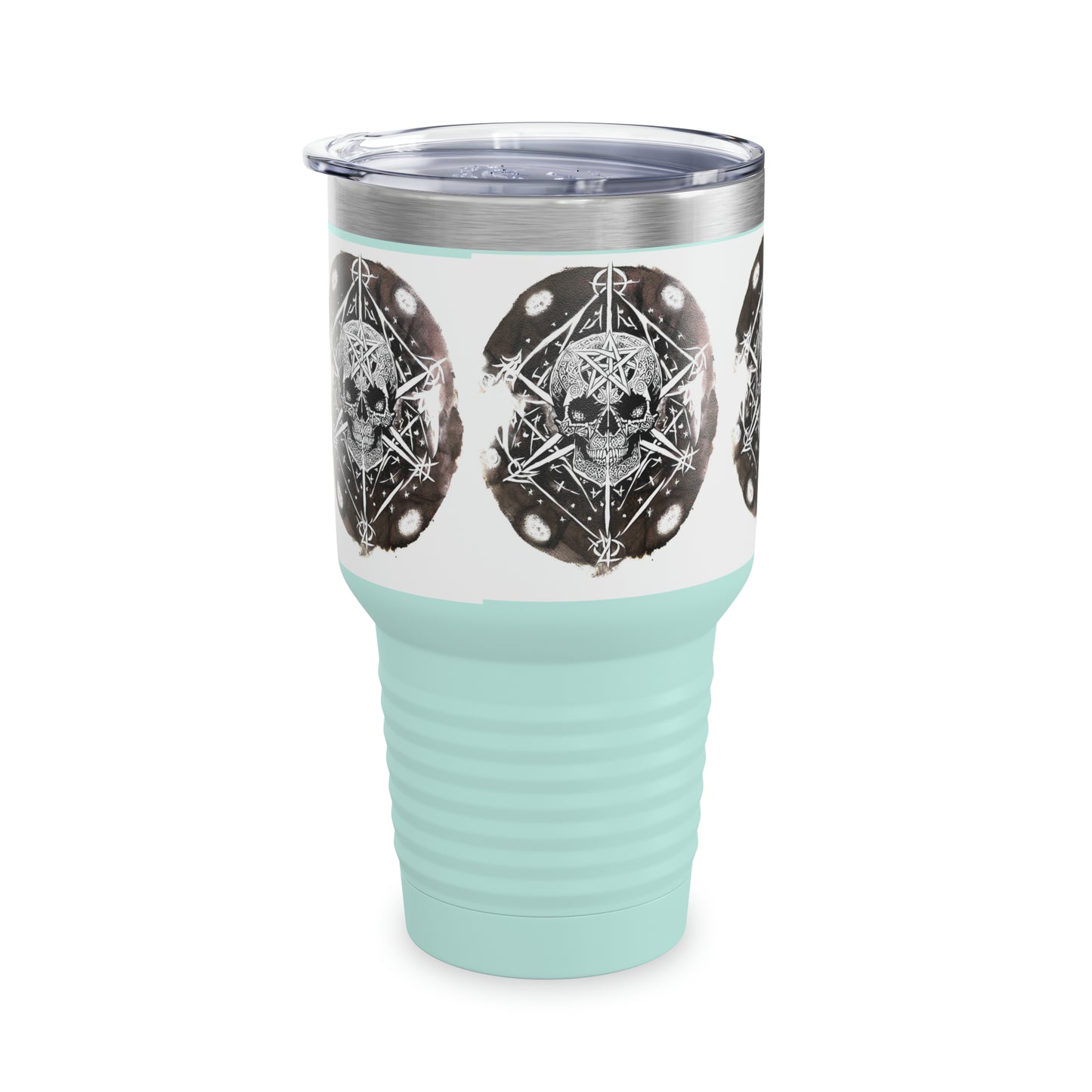 Pentagram Skull Ringneck Tumbler, 30oz