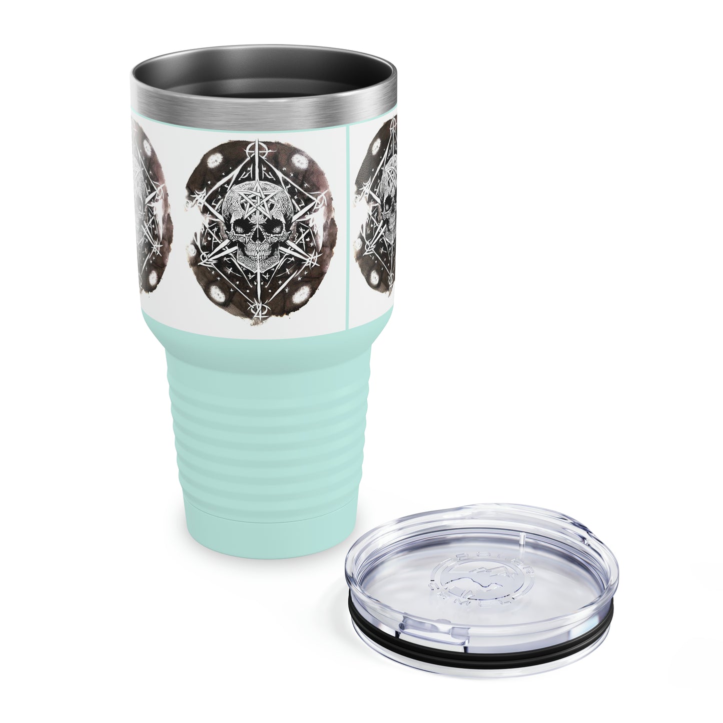 Pentagram Skull Ringneck Tumbler, 30oz