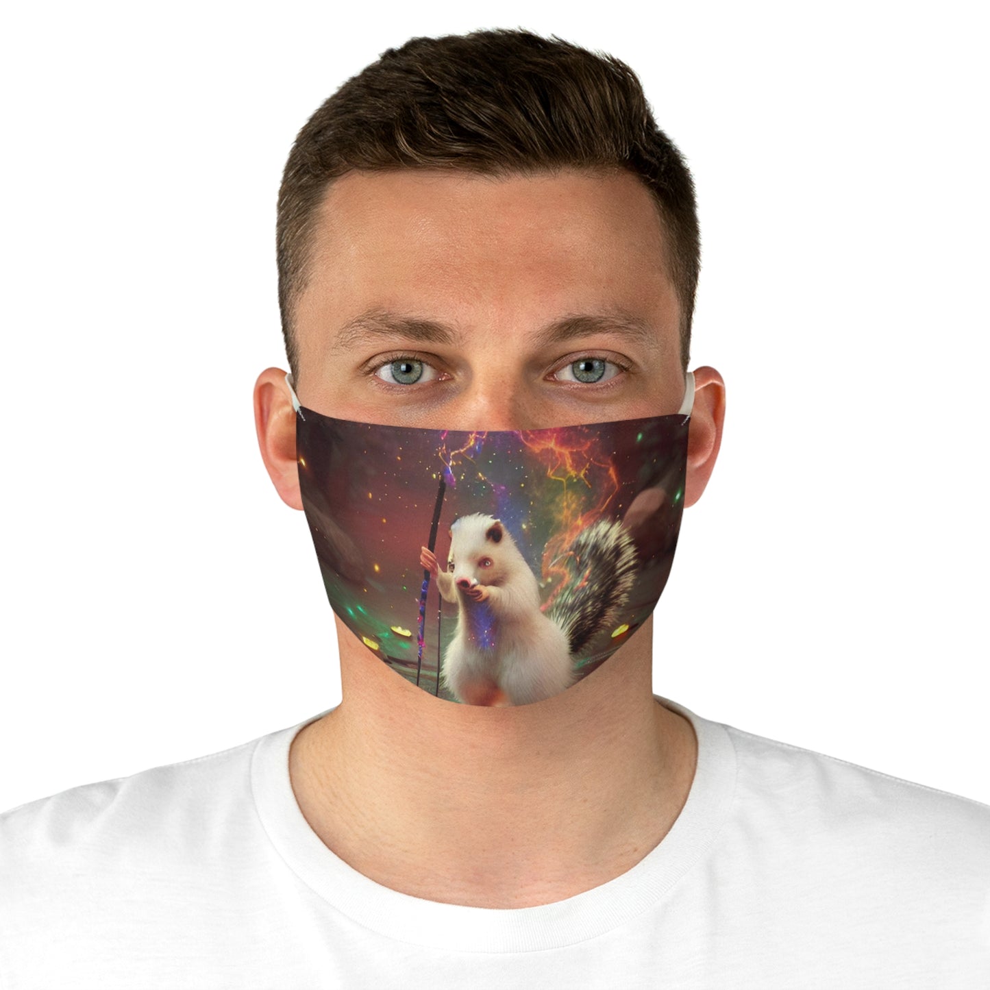 magic weasel Fabric Face Mask