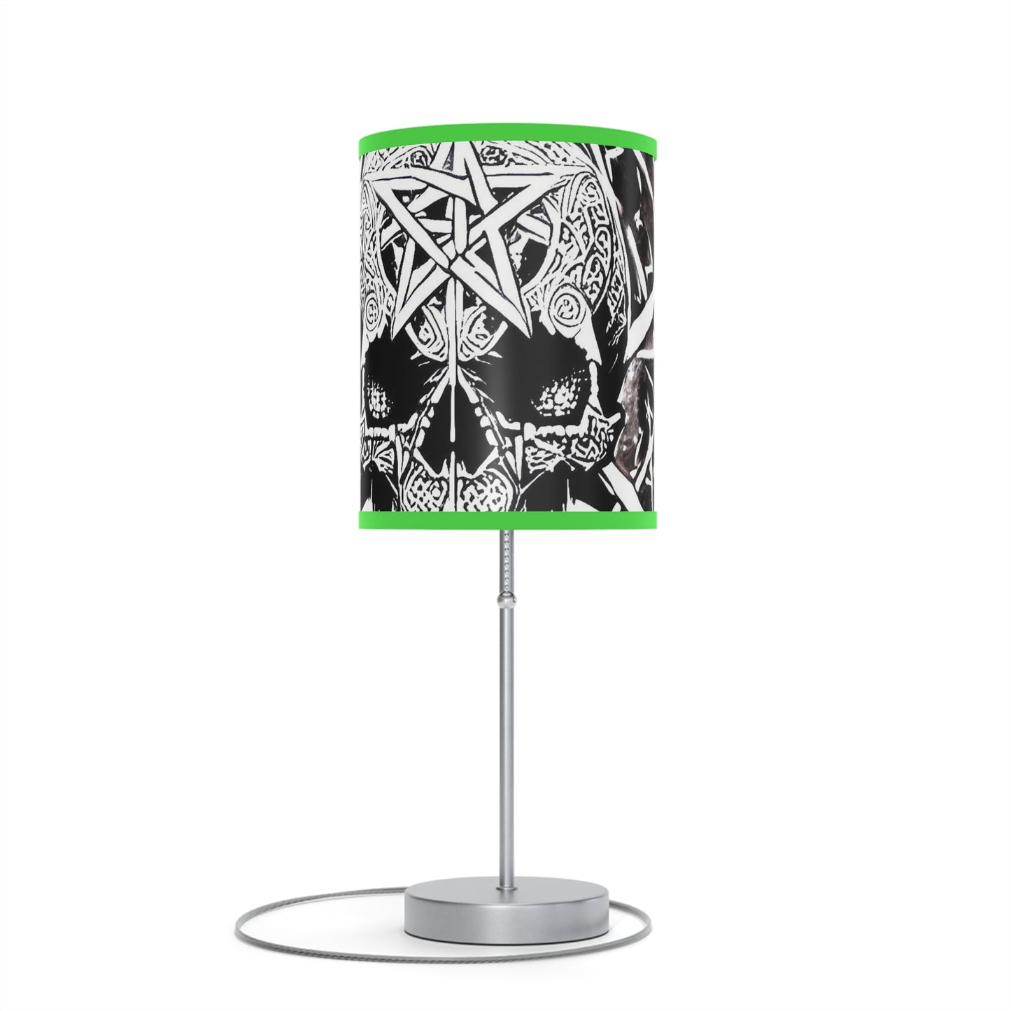 Pentagram Skull Lamp on a Stand, US|CA plug