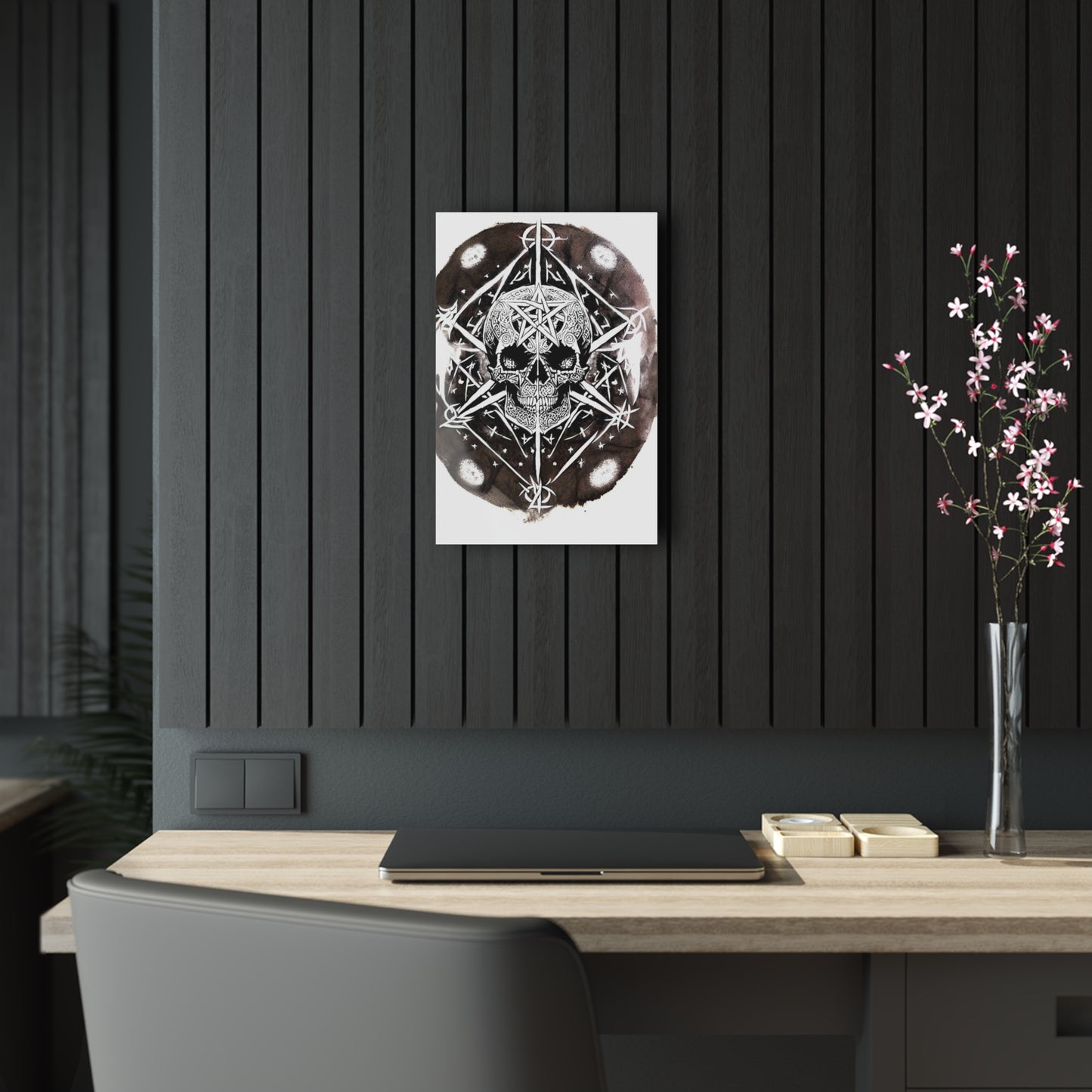 Pentagram Skull Acrylic Prints